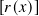 [𝑟(𝑥)]