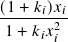 (1-+-𝑘𝑖)𝑥𝑖- 1 + 𝑘𝑖𝑥2𝑖