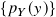 {𝑝𝑌 (𝑦)}