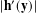          |h′(y)|