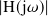 |H(j𝜔)|